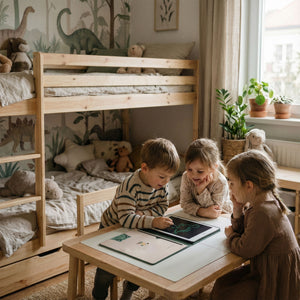 Outlet - Tablet Graficzny z kartami pracy do rysowania - KidBook - Dino