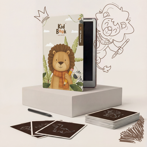 Tablet Graficzny z kartami pracy do rysowania - KidBook - Safari