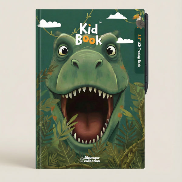 Outlet - Tablet Graficzny z kartami pracy do rysowania - KidBook - Dino